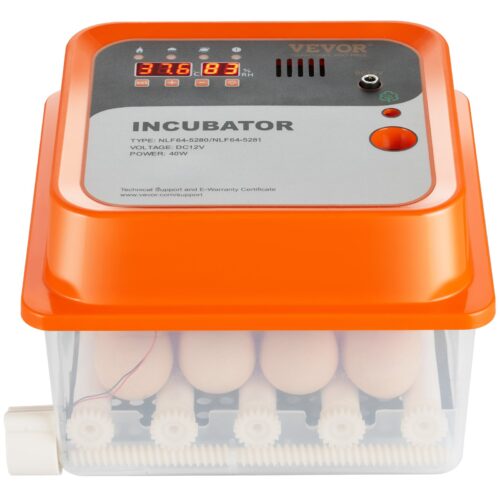 Keltetőgép, inkubátor – 12 tojás – automatikus forgatás