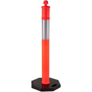 Delineator Oszlopkészlet Fényvisszaverő Gumitalppal 1