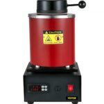 Digitális Elektromos Olvasztókemence Grafittégellyel 3 kg 1750 W 1150 °C