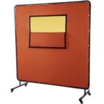 Hegesztőfüggöny Fémkerettel Ablakkal 1800x1800 mm