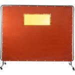Hegesztőfüggöny Fémkerettel Ablakkal 1800x2400 mm