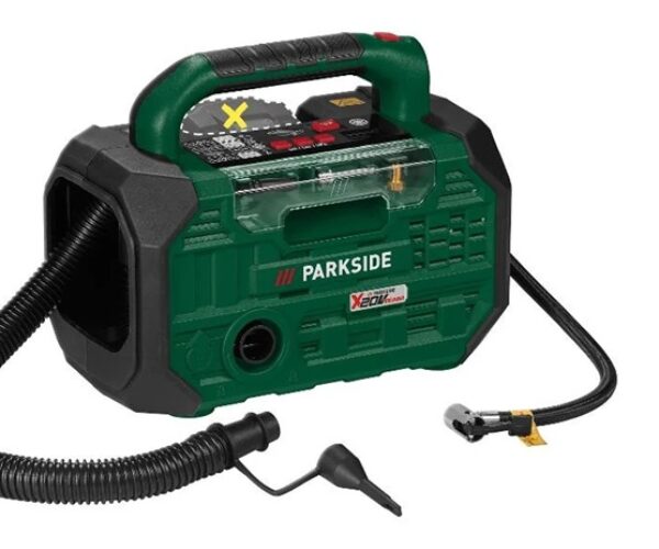 PARKSIDE akkus kompresszor és pumpa PKA 20-Li D3 – akkumulátor nélkül