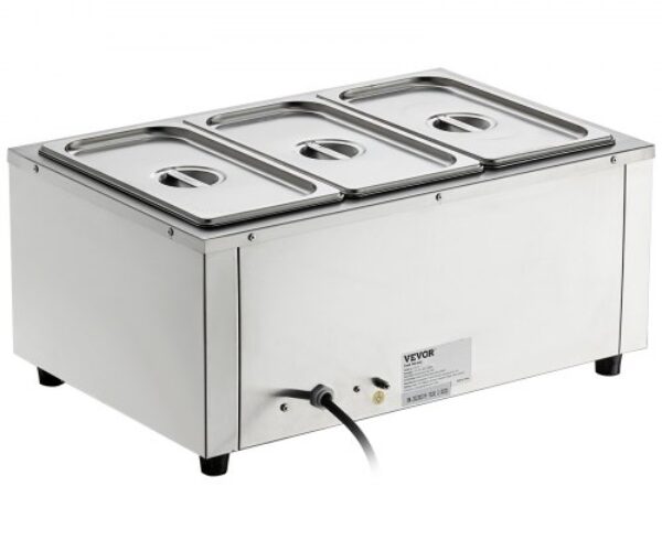 Elektromos Ételmelegítő Büfé Asztal 3×8 qt