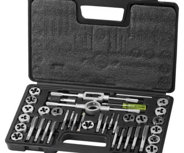 Metrikus Menetfúró Készlet Csapágyas Acél 40 db M3-M12