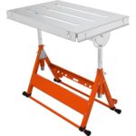 Összecsukható Acél Hegesztőasztal Kerekeken 760x510 mm 180 kg