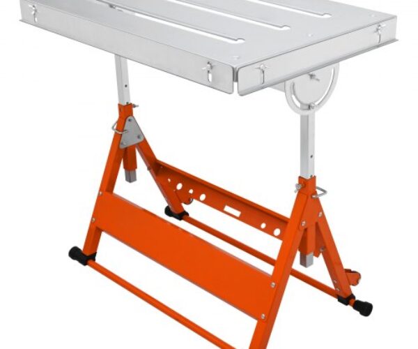 Összecsukható Acél Hegesztőasztal Kerekeken 760×510 mm 180 kg
