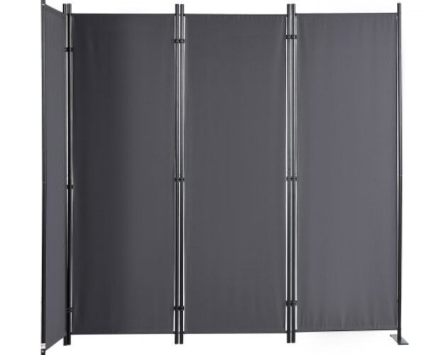 Sötétszürke Összecsukható Adatvédelmi Panel 2240x300x1710 mm