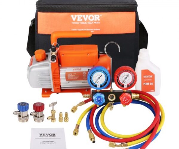 Vákuumszivattyú Készlet Forgólapátos 0.19 kW 113 L/min