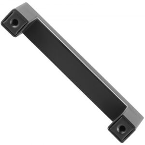 Karcsú Négyzet Fogantyú Fekete 76 mm