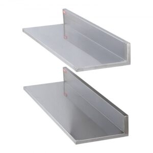 Rozsdamentes Acél Lebegő Polc 220x760 mm 44 kg