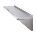 Rozsdamentes Acél Lebegő Polc 355x1524 mm