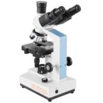 Trinokuláris Mikroszkóp Mechanikus Asztallal 40x-5000x