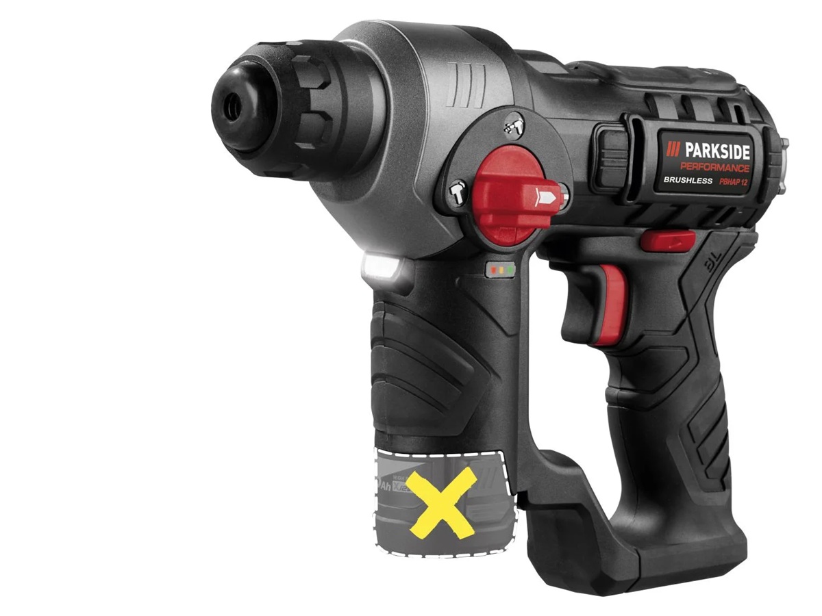 PARKSIDE PERFORMANCE akkus ütvefúró 12V PBHAP 12 A1 – akkumulátor nélkül