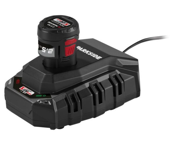 PARKSIDE PERFORMANCE akkumulátor + töltő, 2,5Ah 12V PLGK 12 6.0 B1
