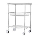 Acél Konyhai Kocsi 3 Szintes 470 kg
