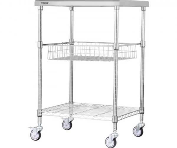 Acél Konyhai Kocsi 3 Szintes 470 kg