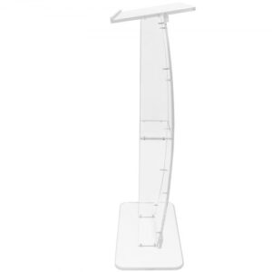 Akril Pódium Szószék Tárolóval 1