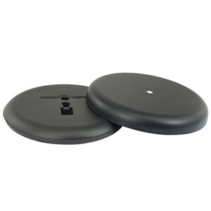 Fekete Poszterállvány Kerek Alappal 216x279 mm