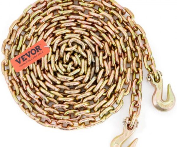 G80 Mangán Acél Kötőlánc 3/8″x20′ 3200 kg