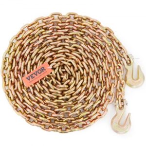 G80 Mangán Acél Kötőlánc Kampókkal 8 mm 5 m