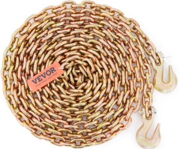G80 Mangán Acél Kötőlánc Kampókkal 8 mm 5 m