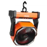 Hordozható Ventilátor LED Lámpával 203