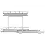 Kihúzható Krómozott Fiókos Rendező 305x432 mm