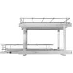 Kihúzható Krómozott Fiókos Rendszerező 330x530 mm