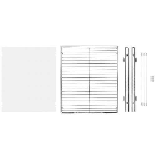 Kihúzható Szekrényrendező Krómozott Acél 432mm x 533mm - Image 3