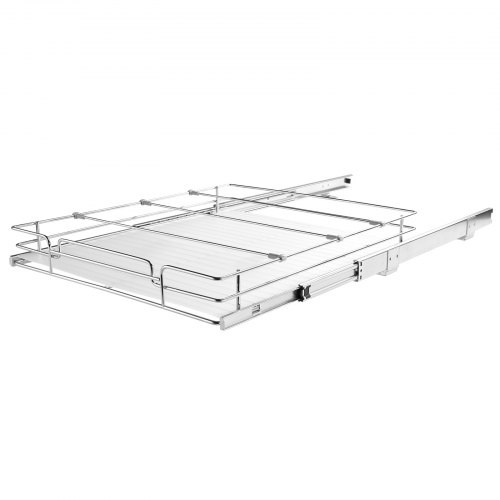 Kihúzható Szekrényrendező Krómozott Acél 432mm x 533mm - Image 4