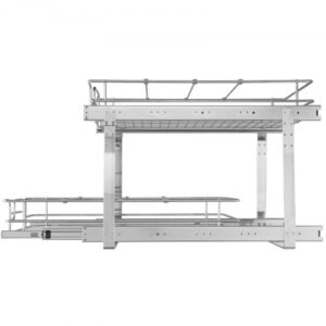 Kihúzható Szekrényrendező Polc Acél 480x510 mm