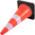 Narancssárga Fényvisszaverő Közlekedési Kúp 200 x 760 mm