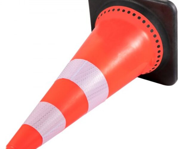 Narancssárga Fényvisszaverő Közlekedési Kúp 200 x 760 mm