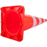 Narancssárga Fényvisszaverő Közlekedési Kúpok 150 x 910 mm