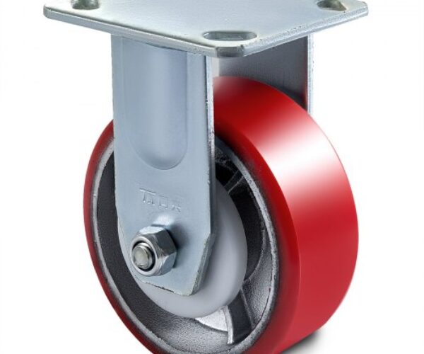 Poliuretán Vas Görgők Fékkel 150 mm