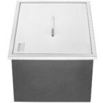 Rozsdamentes Acél Jégláda 40L 533x432x457mm