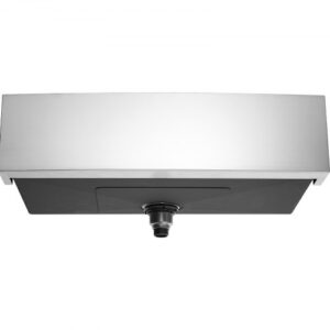 Rozsdamentes Acél Mosogató Párkánnyal 838 mm