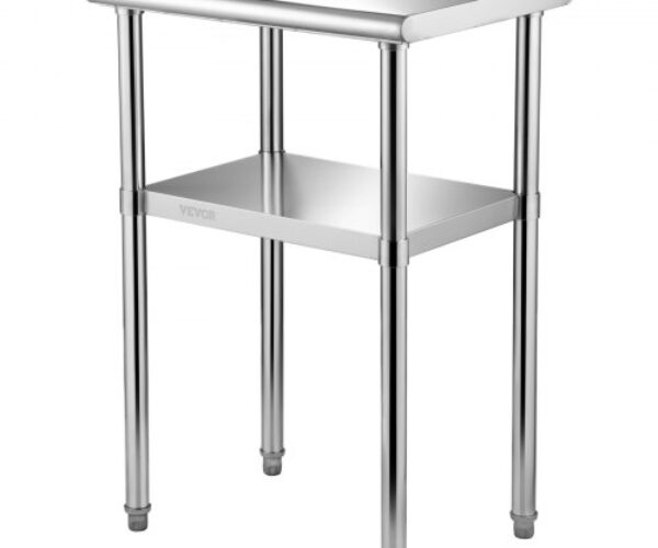 Rozsdamentes Acél Munkaasztal 600 kg 610x460x910 mm