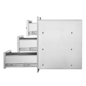 Rozsdamentes Grillfiókok 406 mm x 546 mm x 457 mm