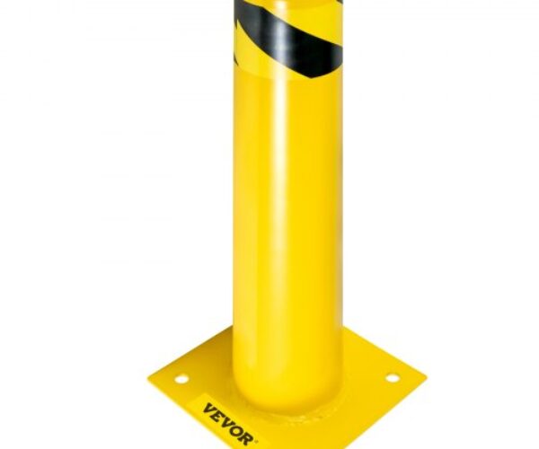 Sárga Porbevonatú Acél Sorompó 610×114 mm