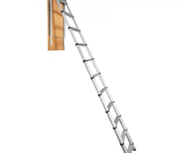Tetőtéri Teleszkópos Létra Alumínium 100 kg 1000-1050 mm