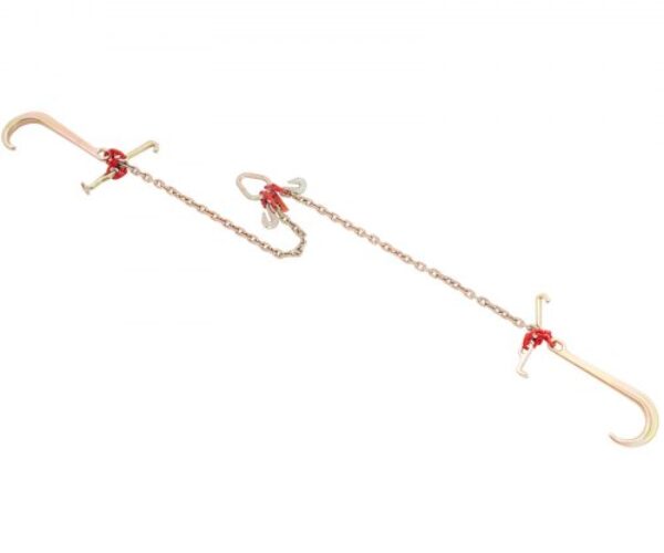 V-Láncos Kantár RTJ Horgokkal 5/16″x3″ 9620 lbs