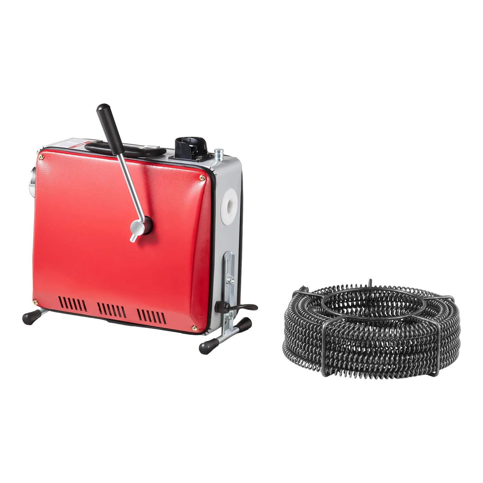 Csőtisztító Gép – 400W, 1400RPM, 25.4 m Tisztítókábel Készlettel 2