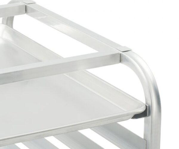 20 Szintes Alumínium Pékáru Állvány Fékező Kerekekkel 660mm x 520mm x 1778mm