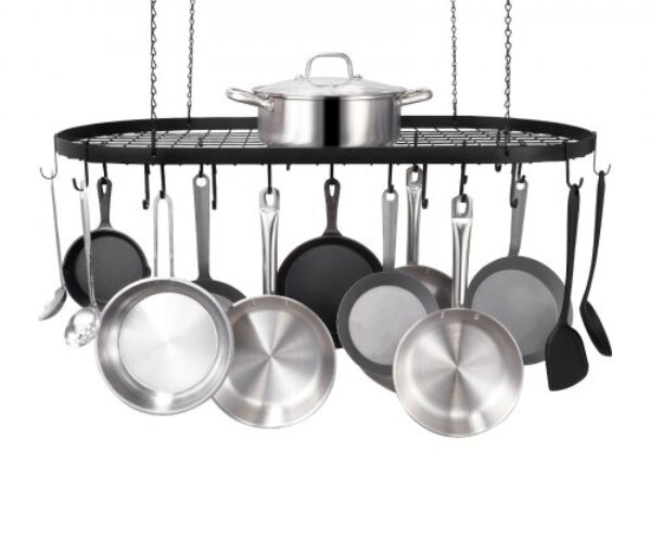 Akasztós Edénytartó Mennyezeti Rögzítés, 20 S horgokkal