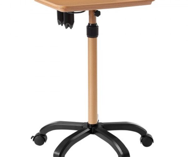 Állítható Magasságú Guruló Szalontálca Arany-Fekete 762-1092 mm