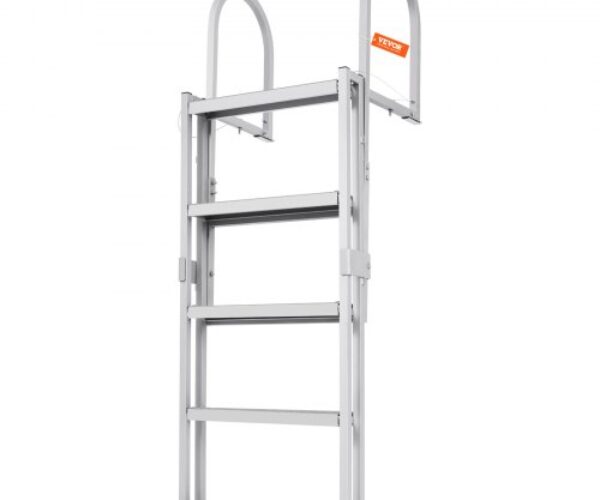 Alumínium Ötvözet Dokklétra Behúzható 5 Lépés 170 kg 1,7–2,0 m 100 mm Széles