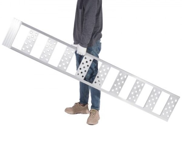 Alumínium Rakodó Rámpa Teherhevederrel 1,78m x 0,30m 2 db