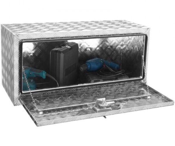 Alumínium Szerszámos Doboz Zárral Vízálló 914x356x406 mm