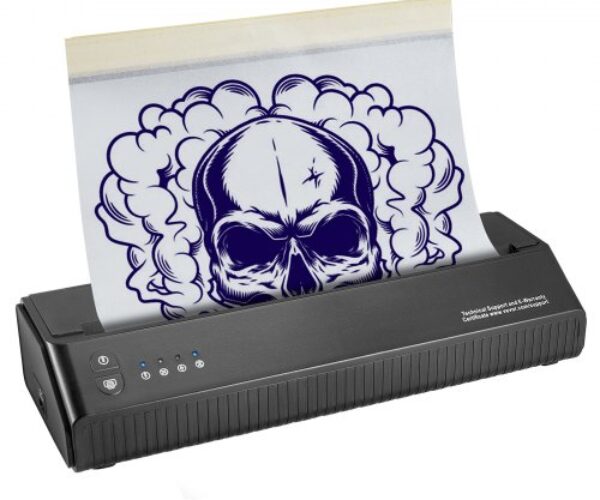 Bluetooth Tetováló Stencilnyomtató 10db Transzferpapír 1kg